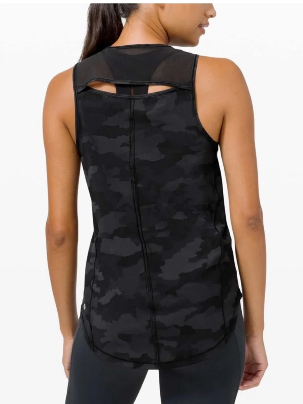 Lululemon Sculpt Dark Camo Tank Top 8